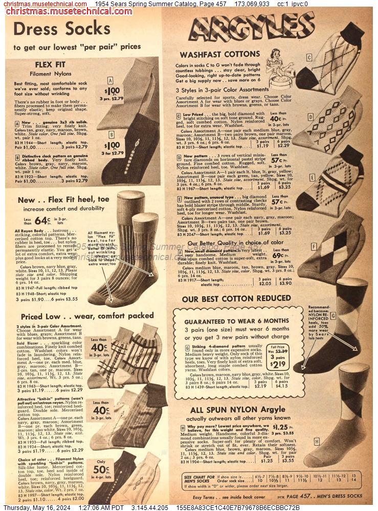 1954 Sears Spring Summer Catalog, Page 457