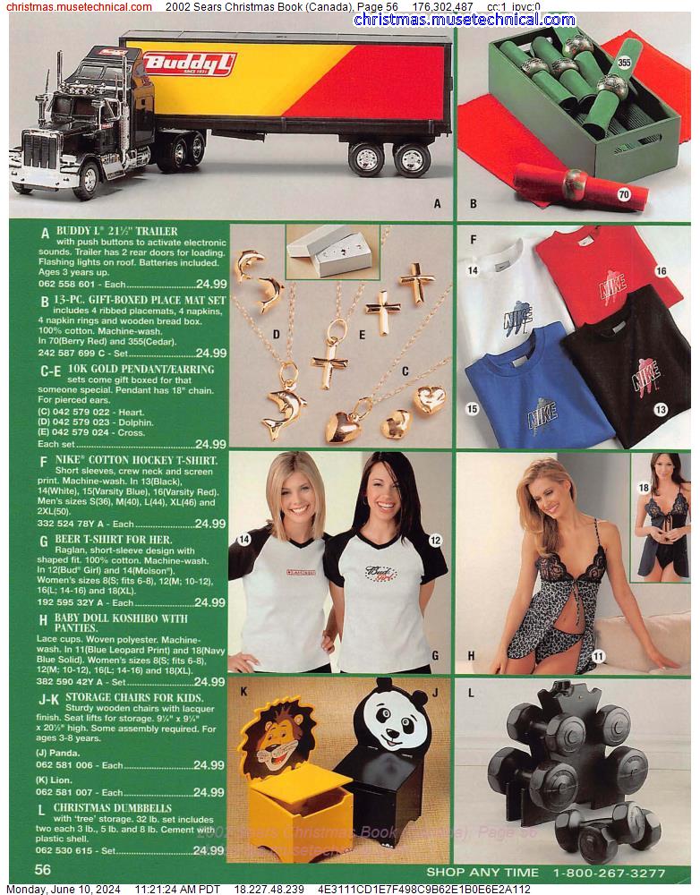 2002 Sears Christmas Book (Canada), Page 56