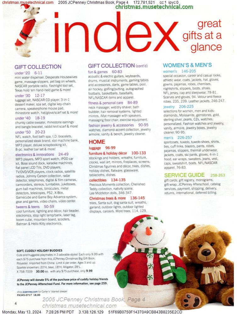 2005 JCPenney Christmas Book, Page 4