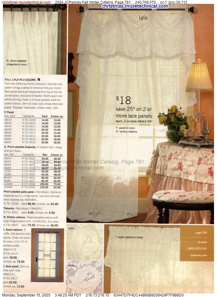 2004 JCPenney Fall Winter Catalog, Page 781