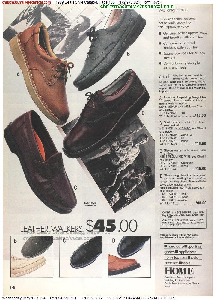 1989 Sears Style Catalog, Page 186