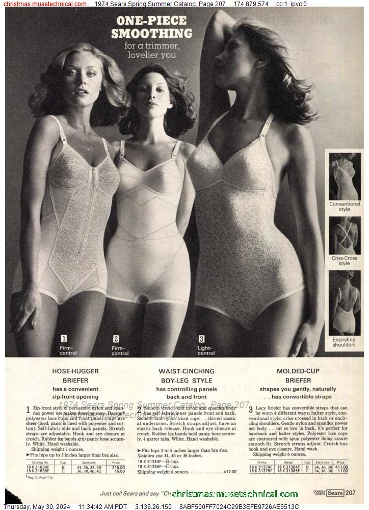 1974 Sears Spring Summer Catalog, Page 207