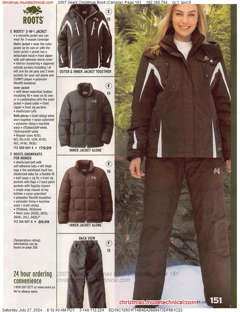 2007 Sears Christmas Book (Canada), Page 151