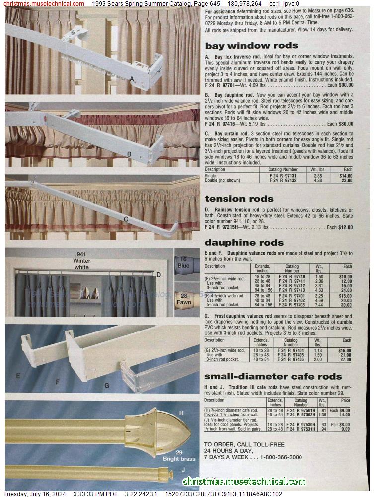 1993 Sears Spring Summer Catalog, Page 645
