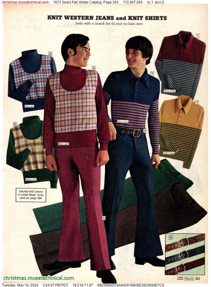 1973 Sears Fall Winter Catalog, Page 303