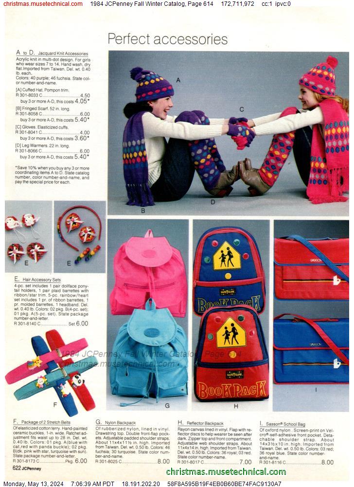 1984 JCPenney Fall Winter Catalog, Page 614