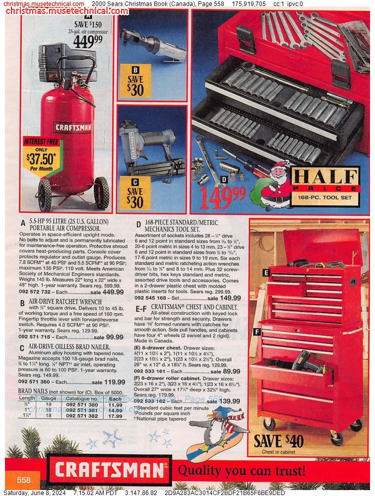 2000 Sears Christmas Book (Canada), Page 558