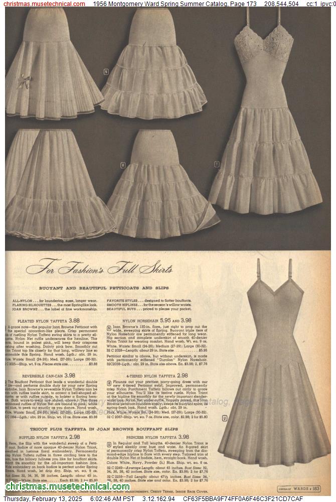 1956 Montgomery Ward Spring Summer Catalog, Page 173