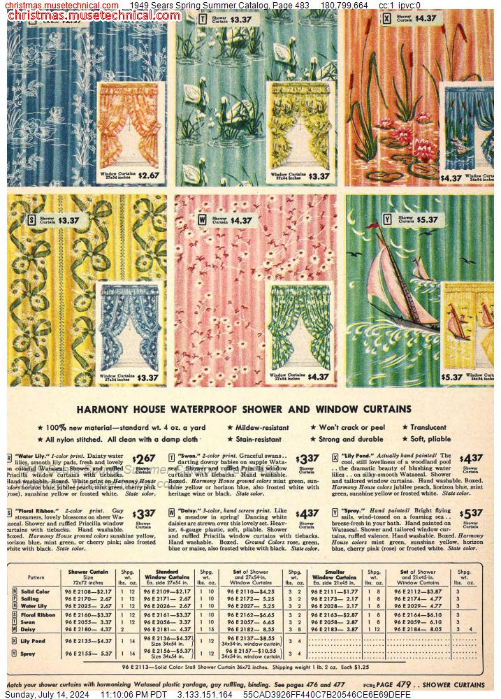 1949 Sears Spring Summer Catalog, Page 483