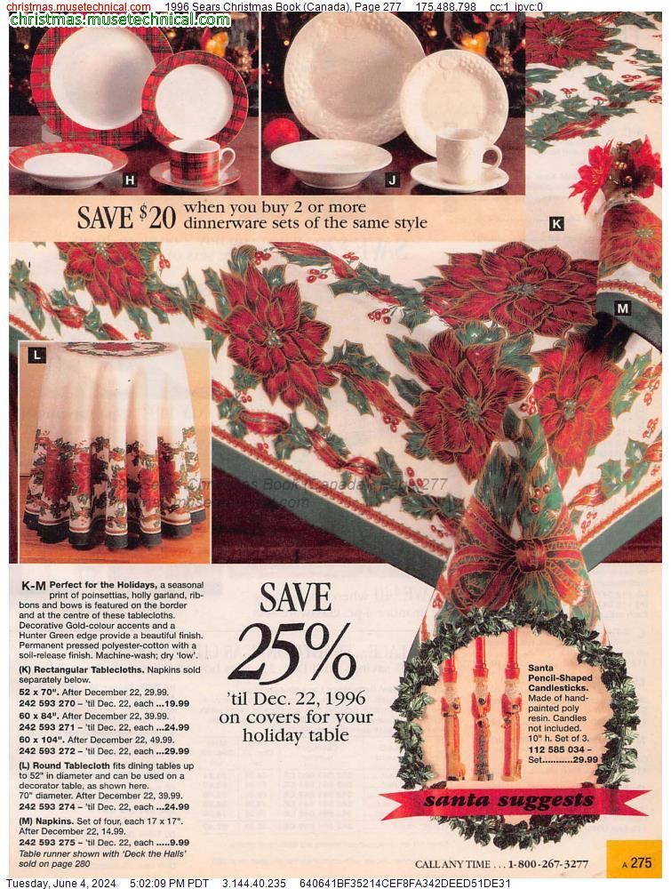 1996 Sears Christmas Book (Canada), Page 277