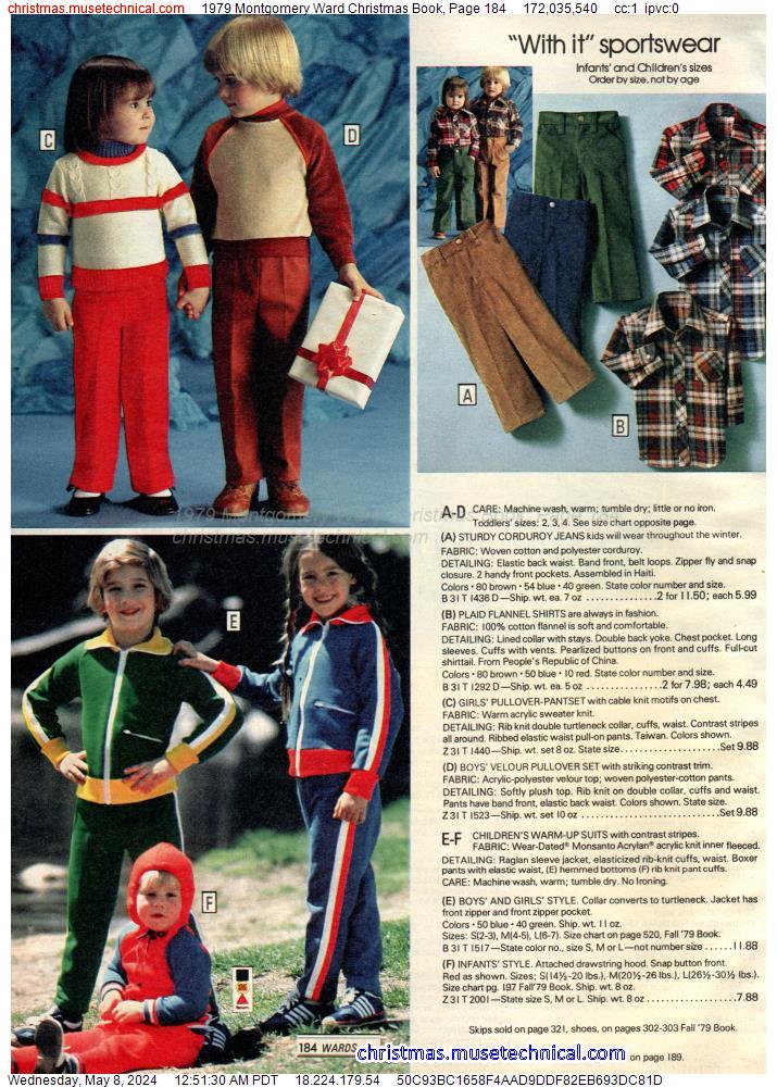1979 Montgomery Ward Christmas Book, Page 184