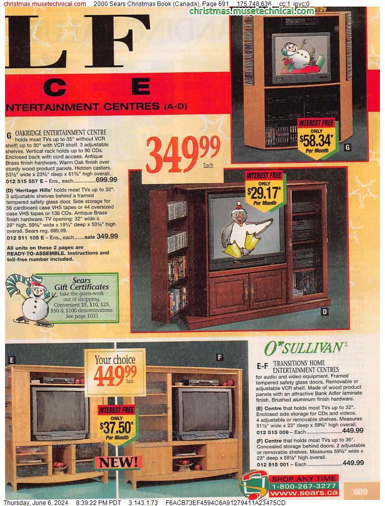 2000 Sears Christmas Book (Canada), Page 691