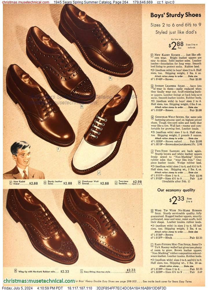 1945 Sears Spring Summer Catalog, Page 264
