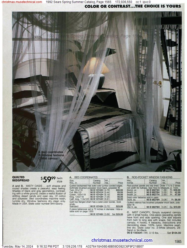 1992 Sears Spring Summer Catalog, Page 1565