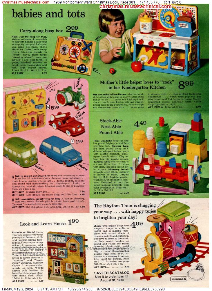 1969 Montgomery Ward Christmas Book, Page 301