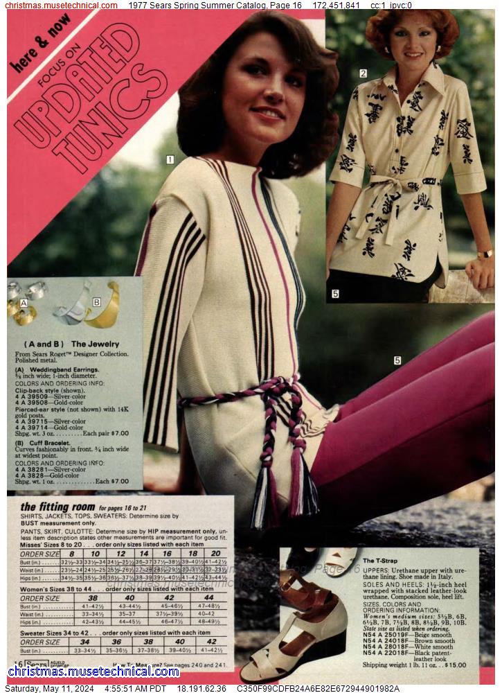 1977 Sears Spring Summer Catalog, Page 16