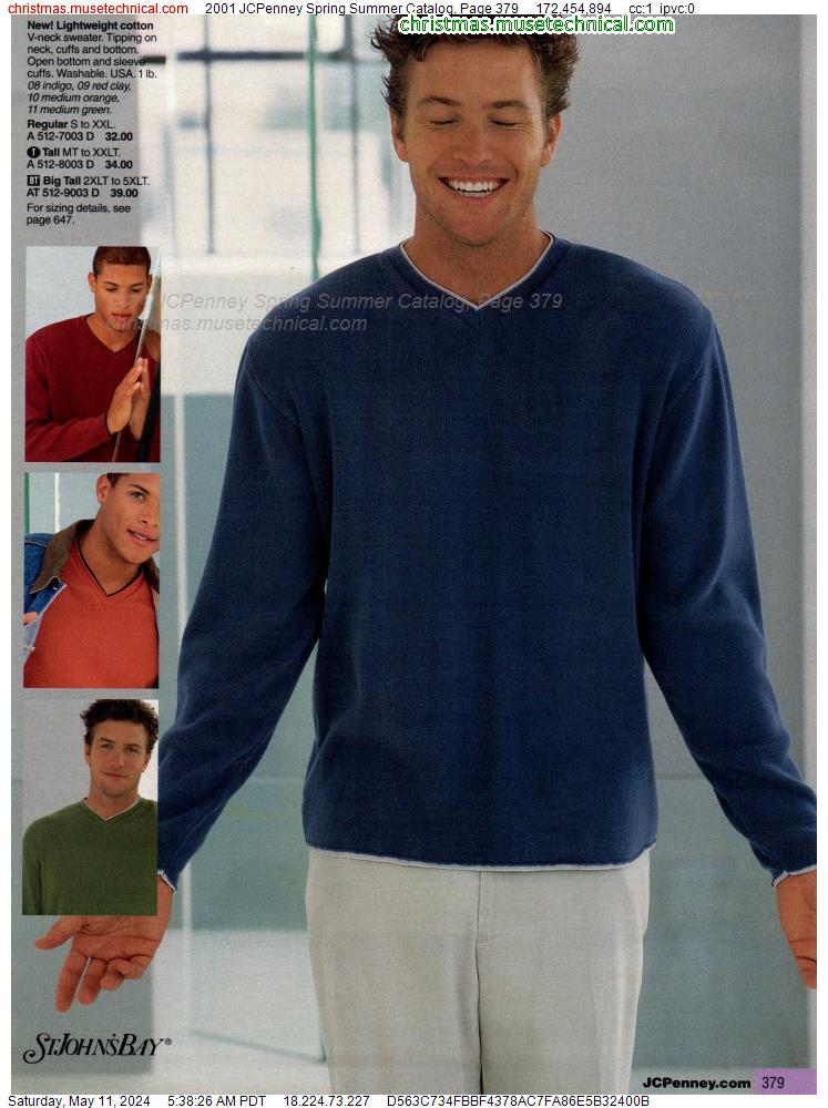 2001 JCPenney Spring Summer Catalog, Page 379