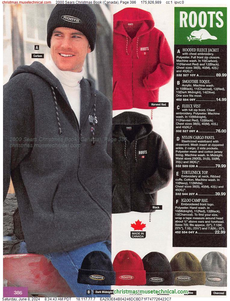 2000 Sears Christmas Book (Canada), Page 386