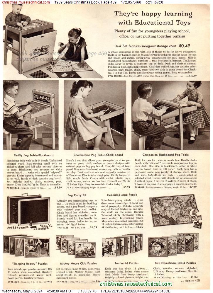 1959 Sears Christmas Book, Page 459