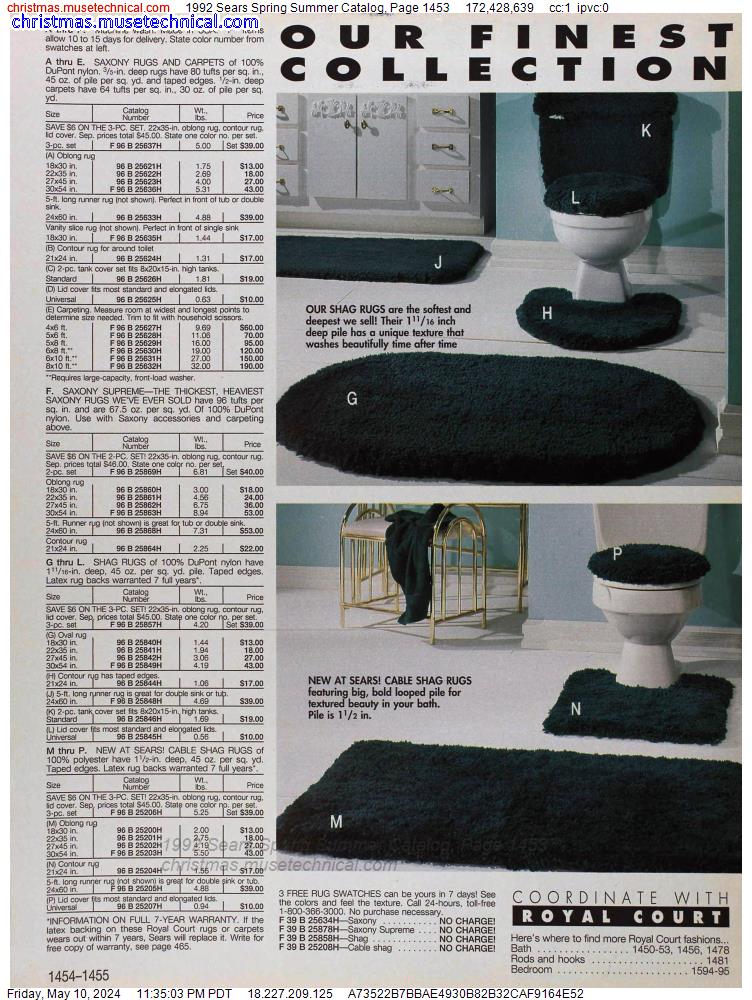 1992 Sears Spring Summer Catalog, Page 1453