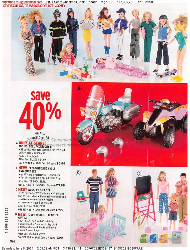 2004 Sears Christmas Book (Canada), Page 928