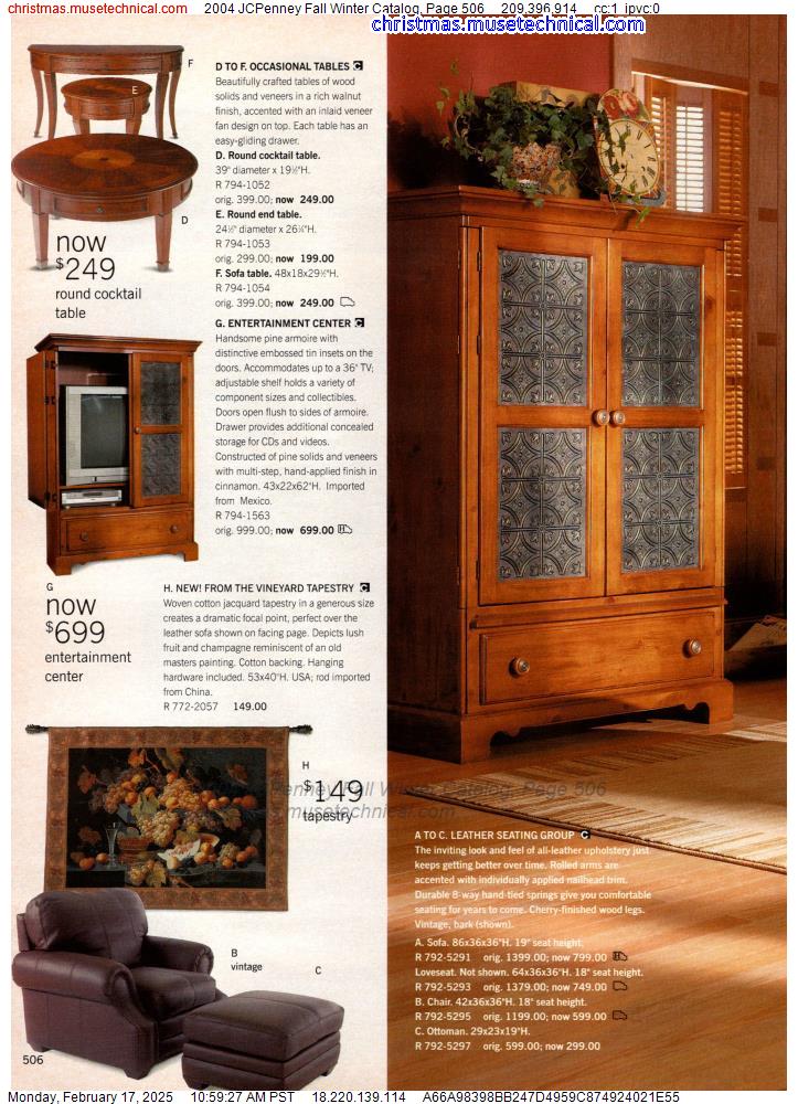 2004 JCPenney Fall Winter Catalog, Page 506