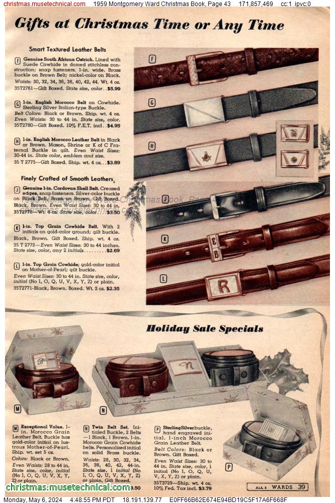1959 Montgomery Ward Christmas Book, Page 43