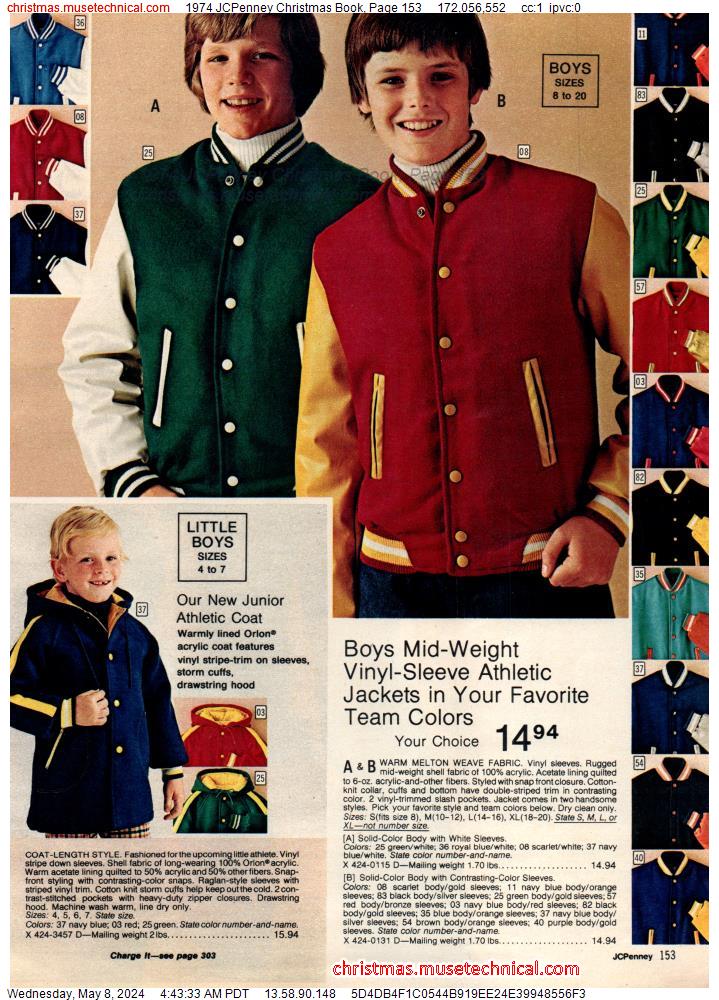 1974 JCPenney Christmas Book, Page 153