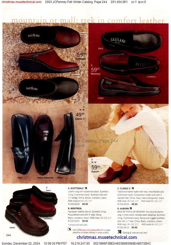 2003 JCPenney Fall Winter Catalog, Page 244