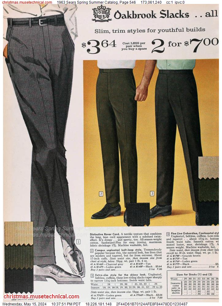 1963 Sears Spring Summer Catalog, Page 546