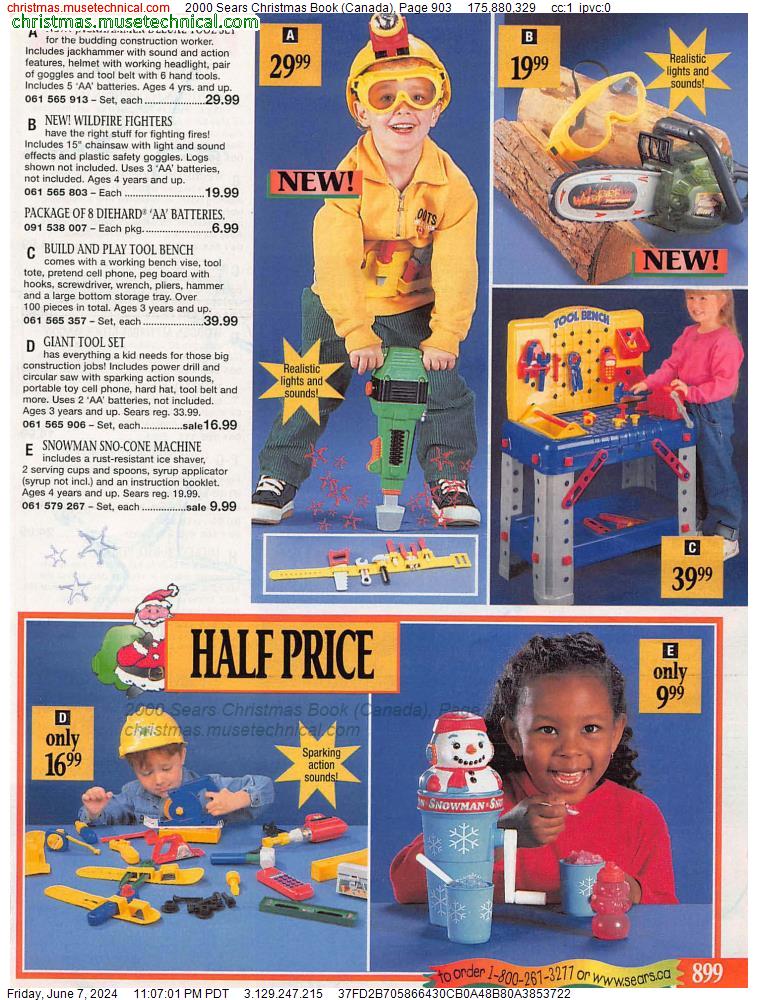 2000 Sears Christmas Book (Canada), Page 903