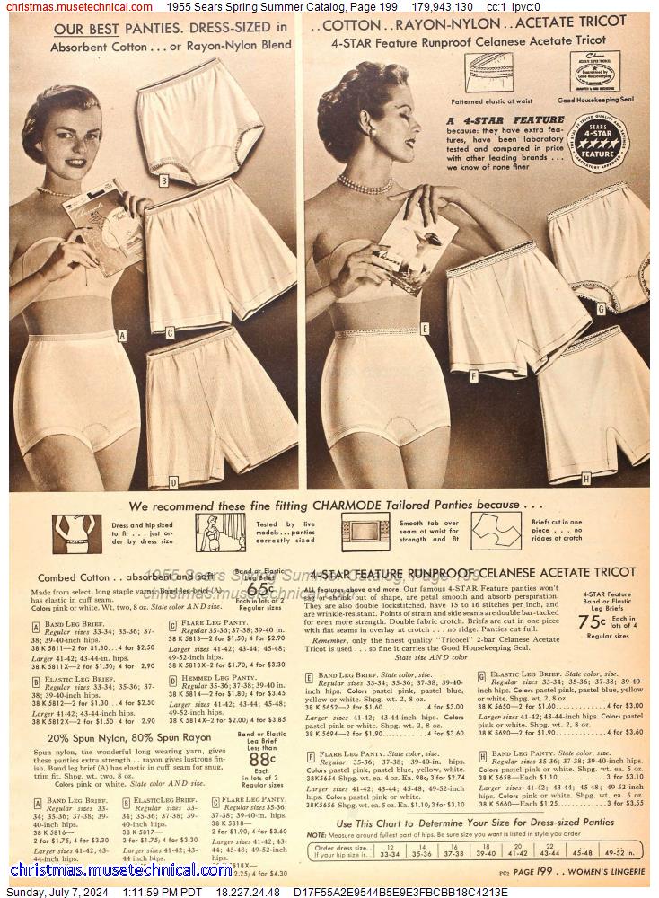 1955 Sears Spring Summer Catalog, Page 199