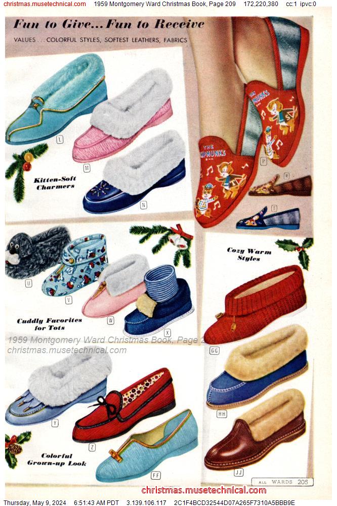 1959 Montgomery Ward Christmas Book, Page 209