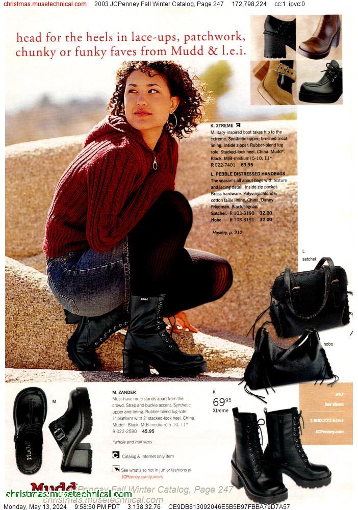 2003 JCPenney Fall Winter Catalog, Page 247
