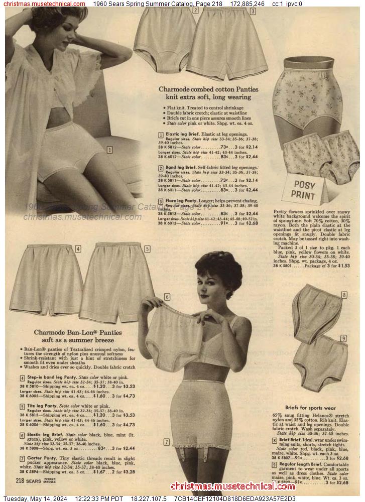 1960 Sears Spring Summer Catalog, Page 218