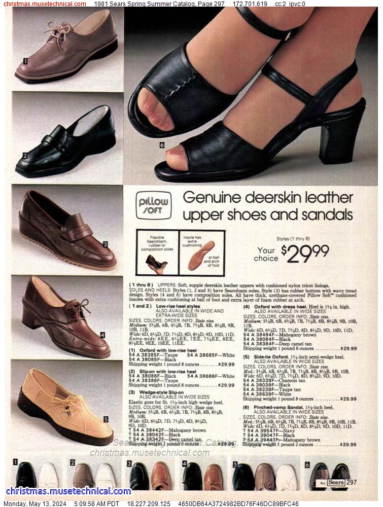 1981 Sears Spring Summer Catalog, Page 297