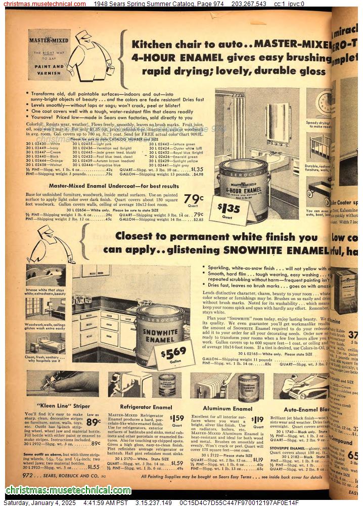 1948 Sears Spring Summer Catalog, Page 974