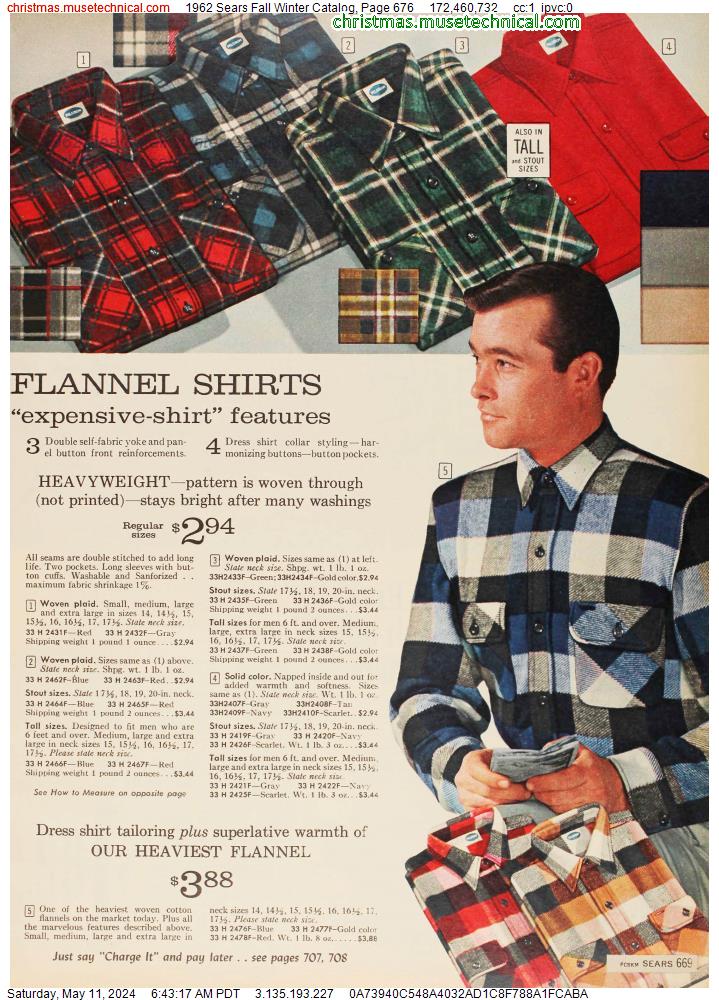 1962 Sears Fall Winter Catalog, Page 676