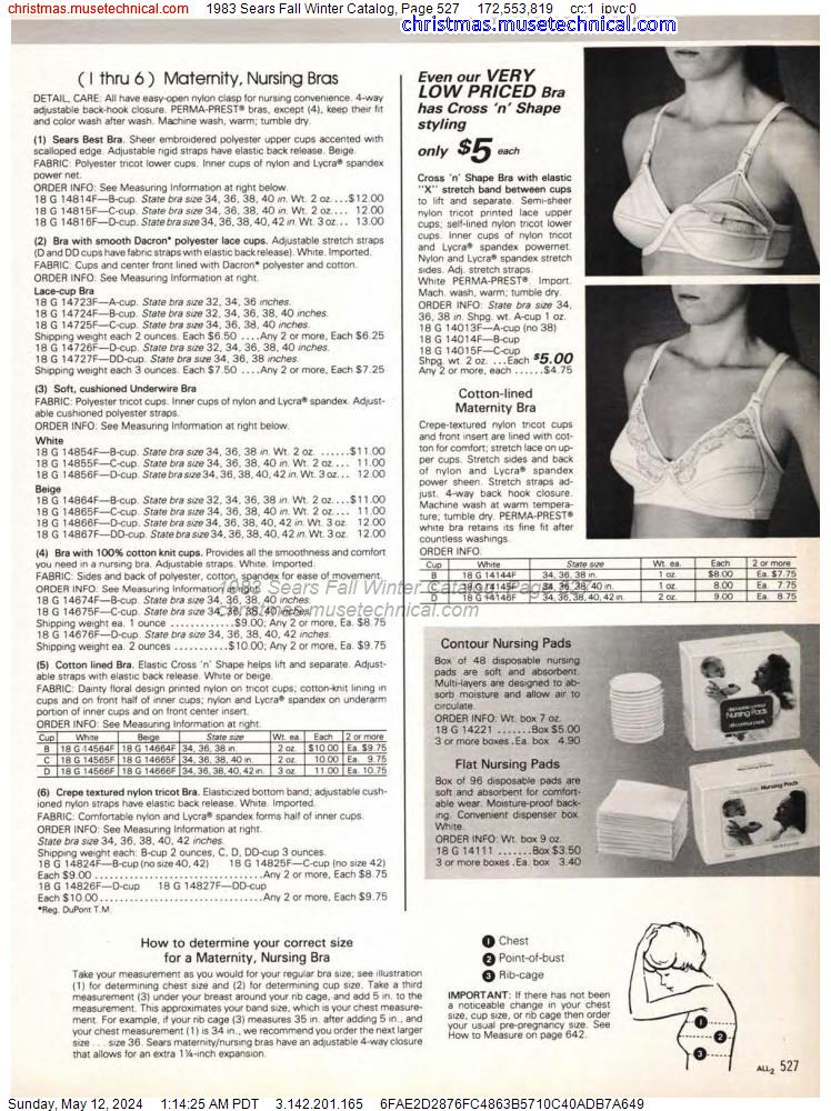 1983 Sears Fall Winter Catalog, Page 527