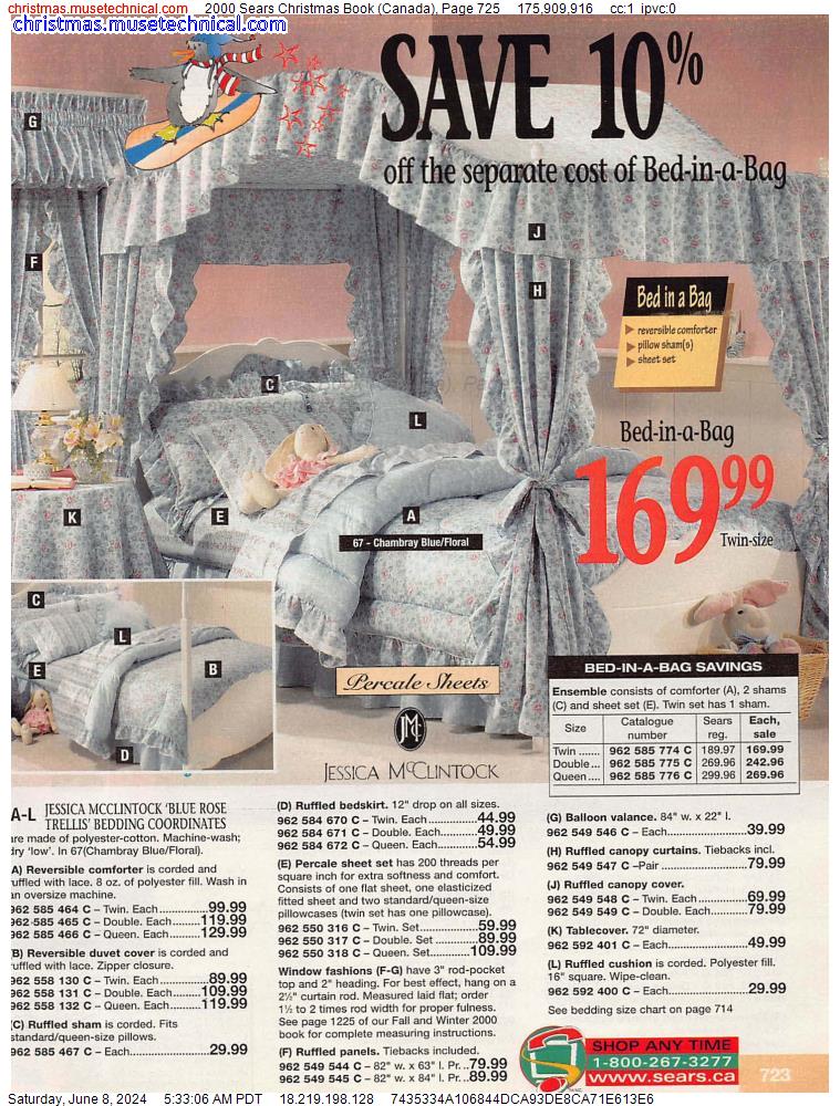 2000 Sears Christmas Book (Canada), Page 725