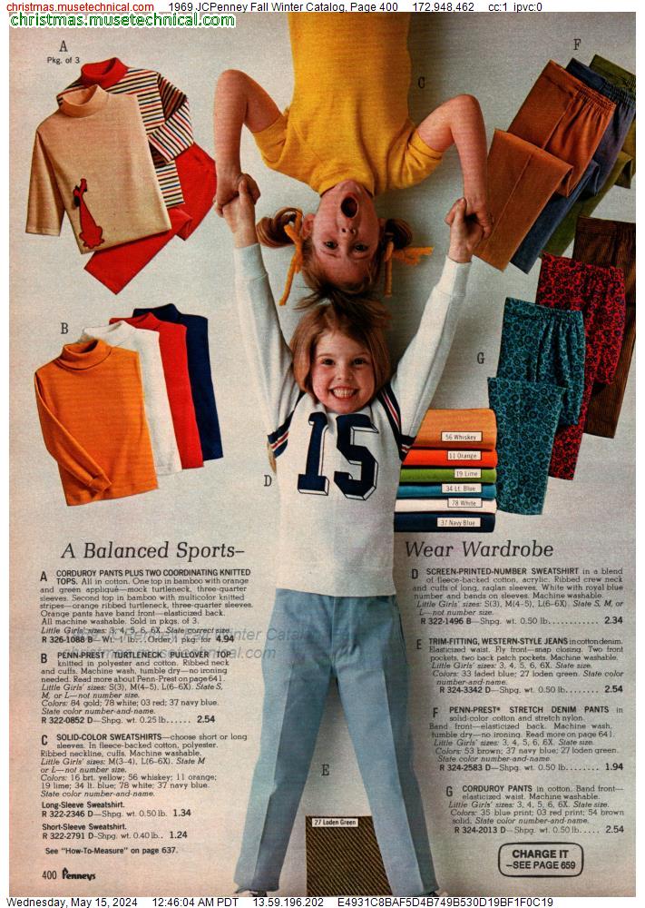 1969 JCPenney Fall Winter Catalog, Page 400