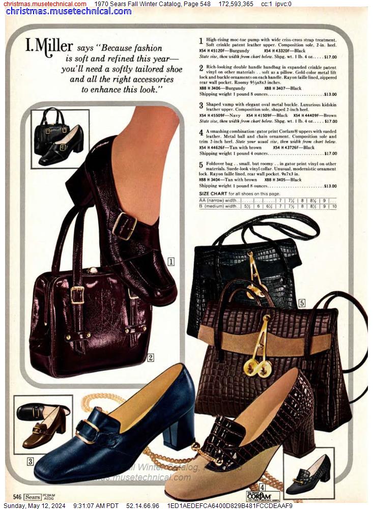1970 Sears Fall Winter Catalog, Page 548