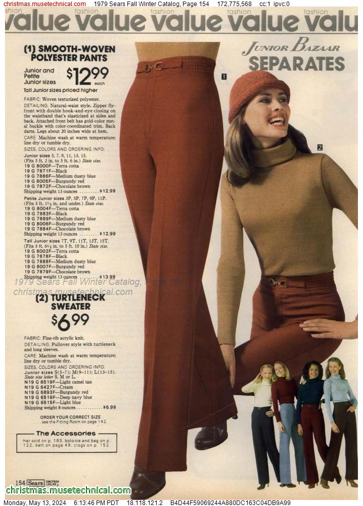 1979 Sears Fall Winter Catalog, Page 154