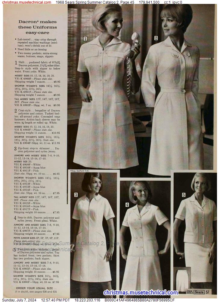 1968 Sears Spring Summer Catalog 2, Page 45