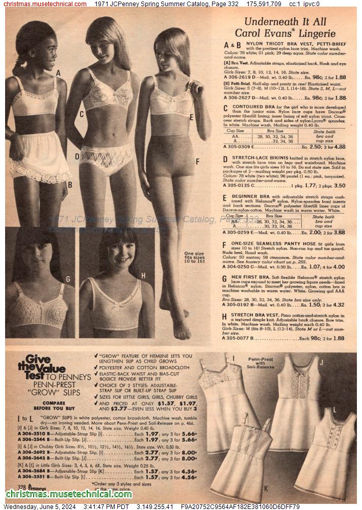 1971 JCPenney Spring Summer Catalog, Page 332