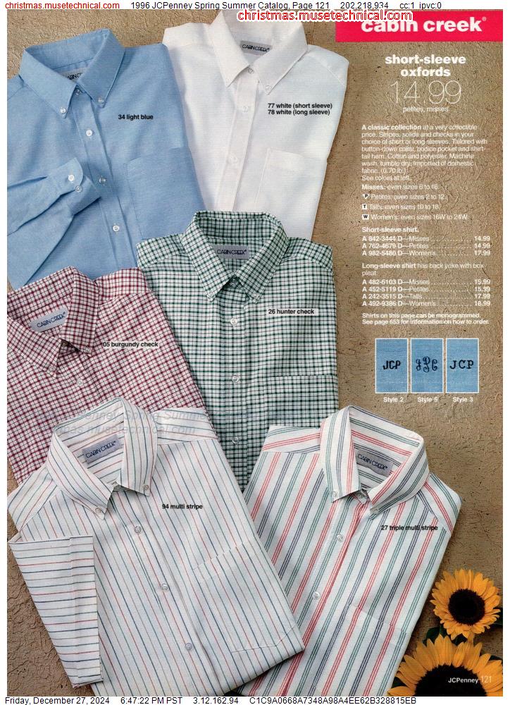 1996 JCPenney Spring Summer Catalog, Page 121