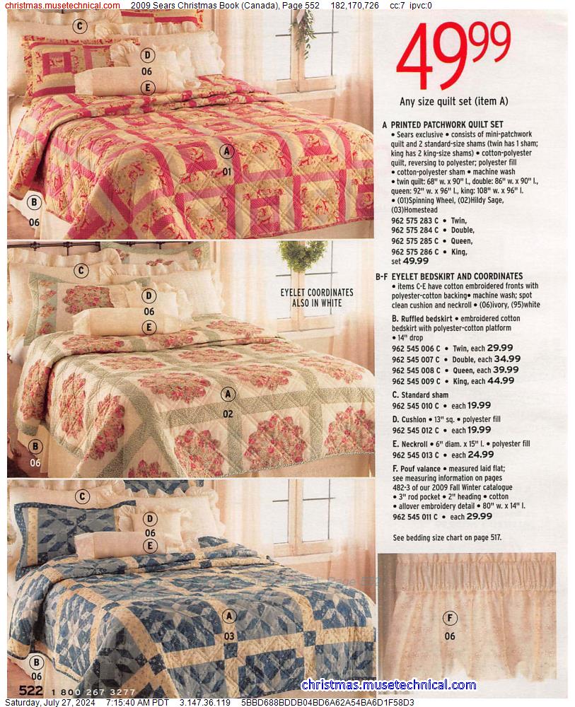 2009 Sears Christmas Book (Canada), Page 552