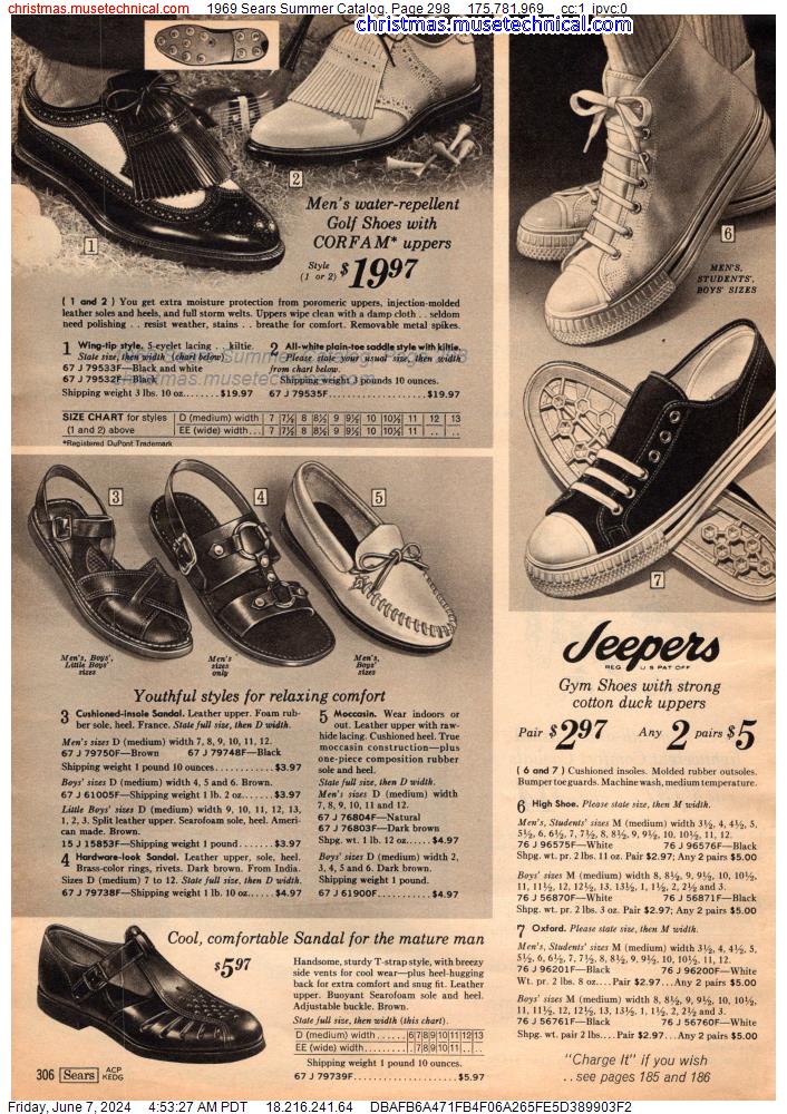 1969 Sears Summer Catalog, Page 298