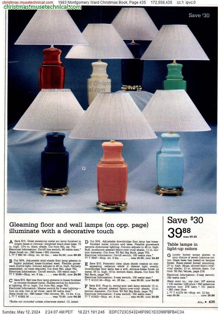 1983 Montgomery Ward Christmas Book, Page 435