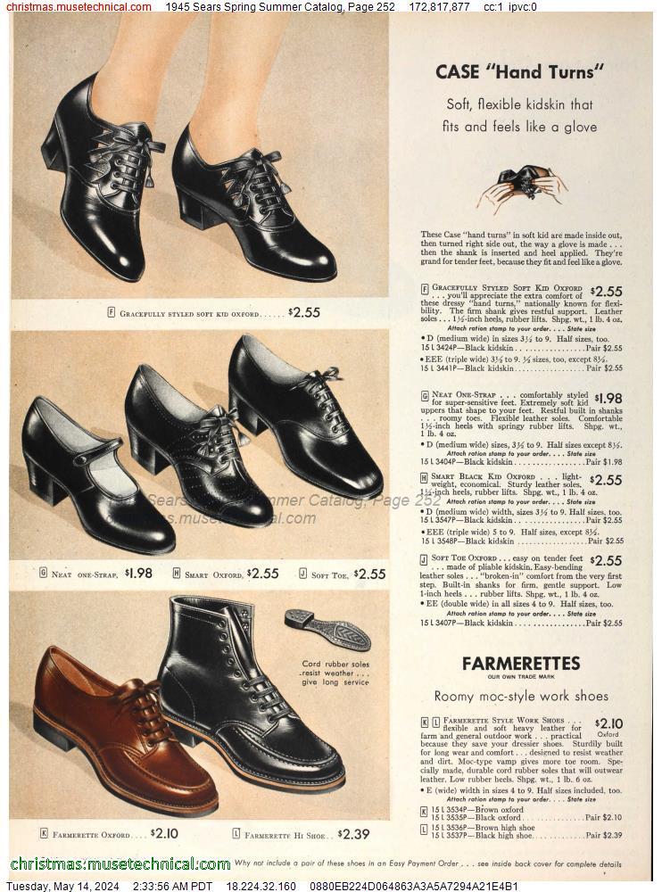 1945 Sears Spring Summer Catalog, Page 252